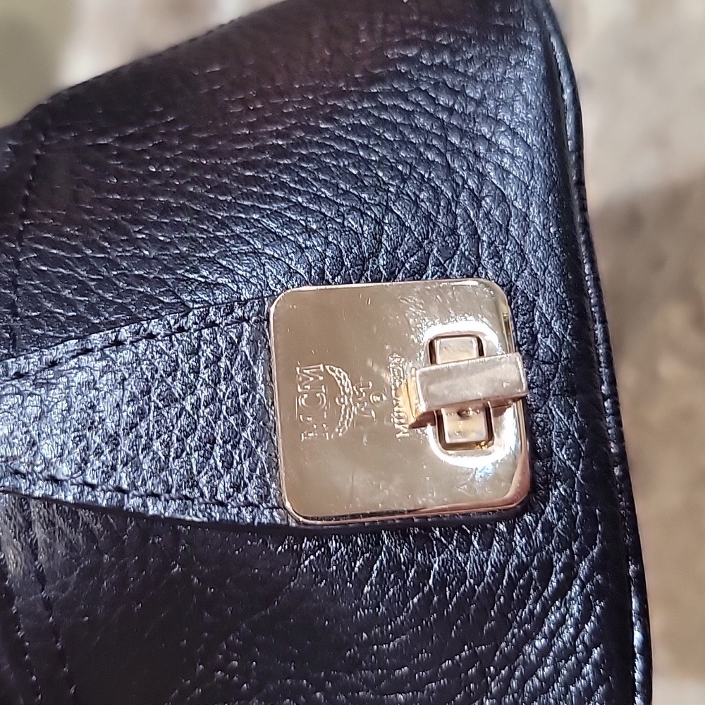 MCM EUC LEATHER HANDBAG TOTE BAG - Picture 5 of 10